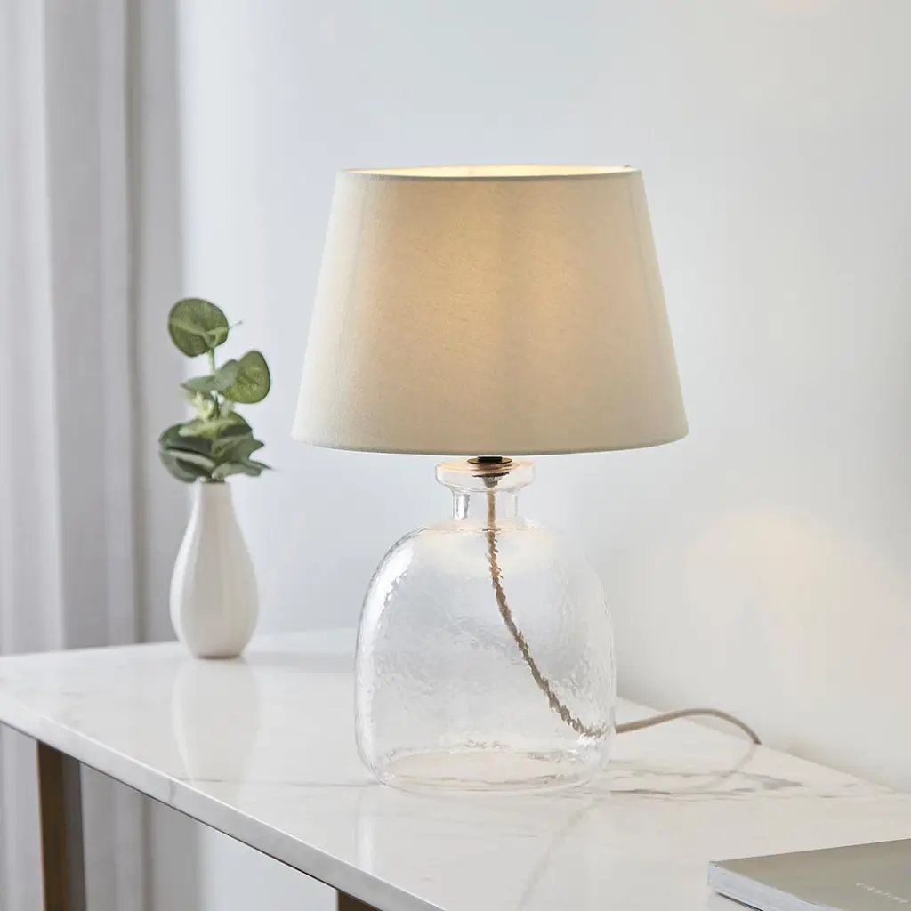 Lyra Glass Table Lamp Base Only