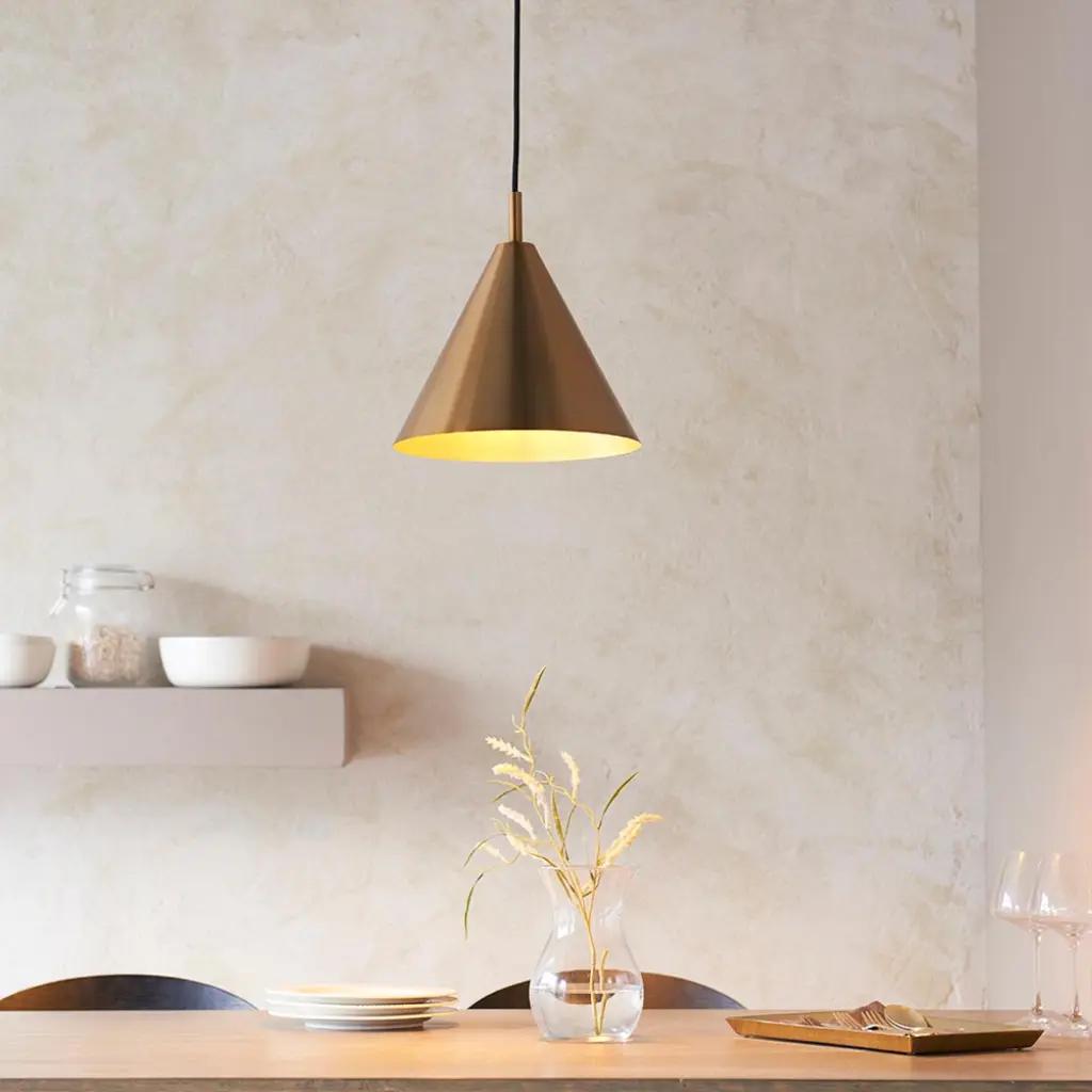 Cape Antique Brass Single Pendant