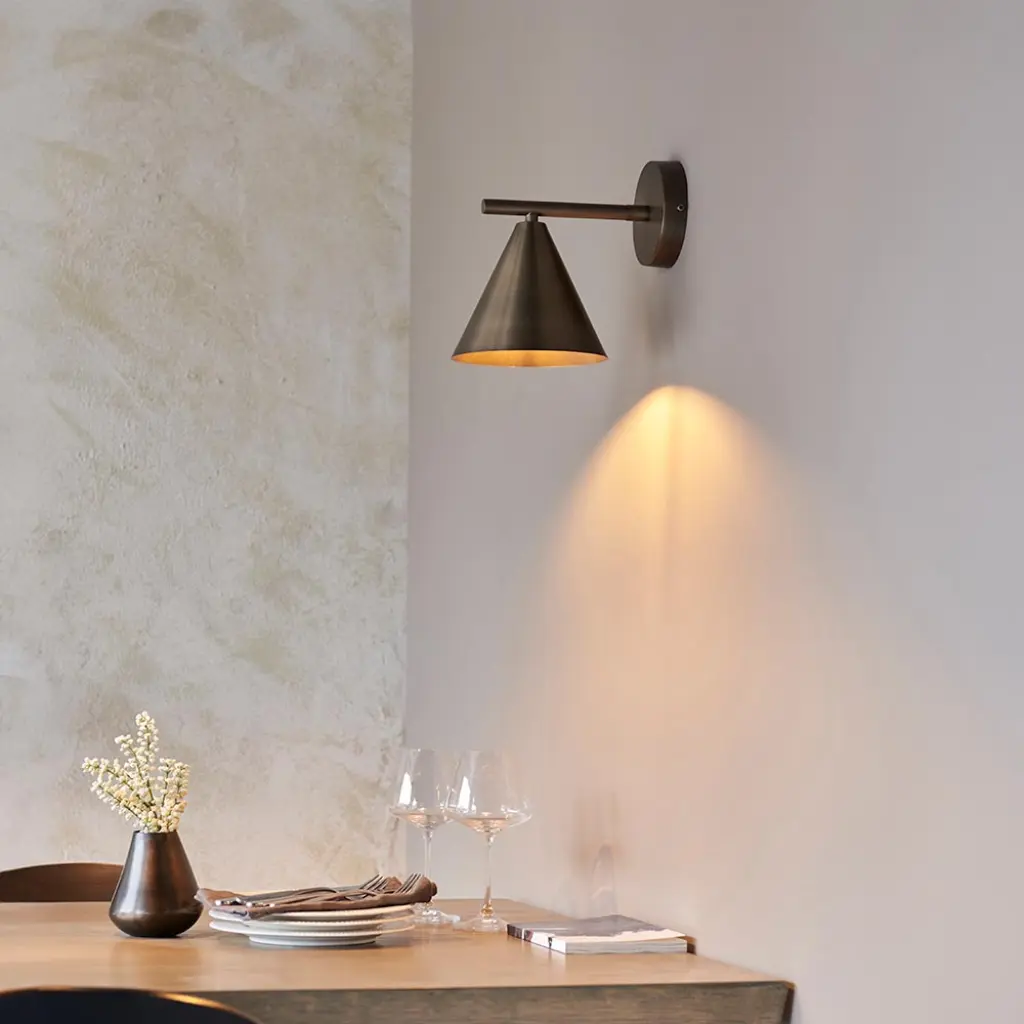 Cape Wall Light in Antique Bronze