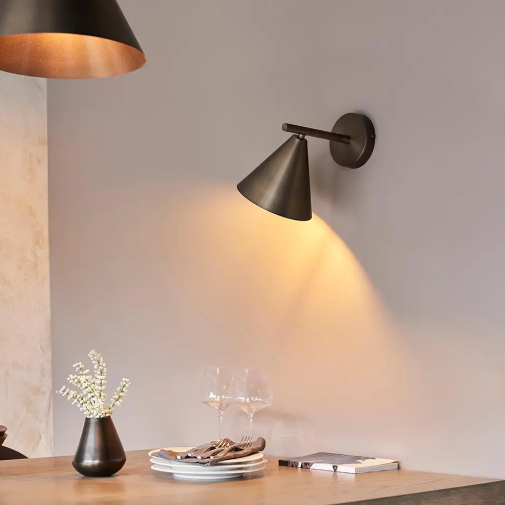 Cape Wall Light in Antique Bronze