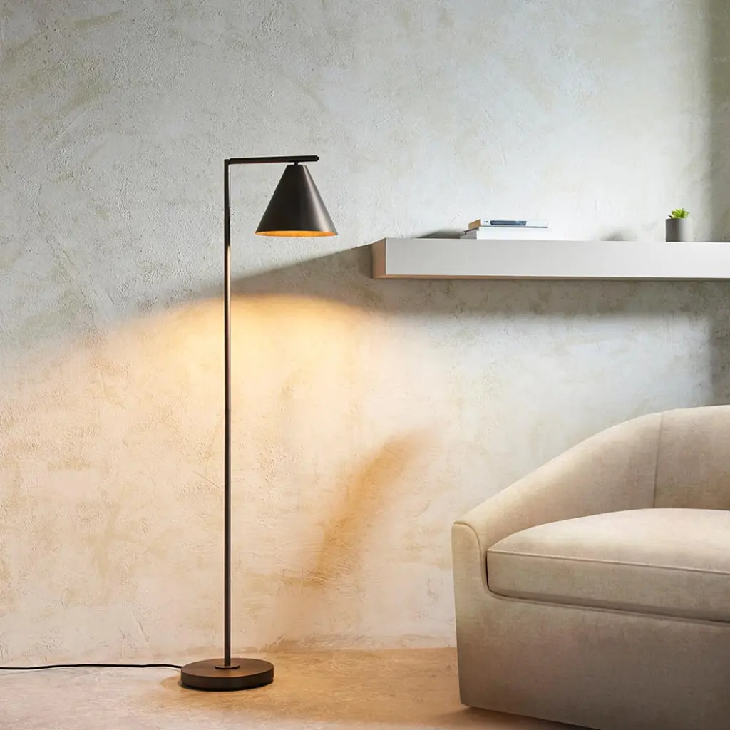 Cape Antique Bronze Floor Lamp