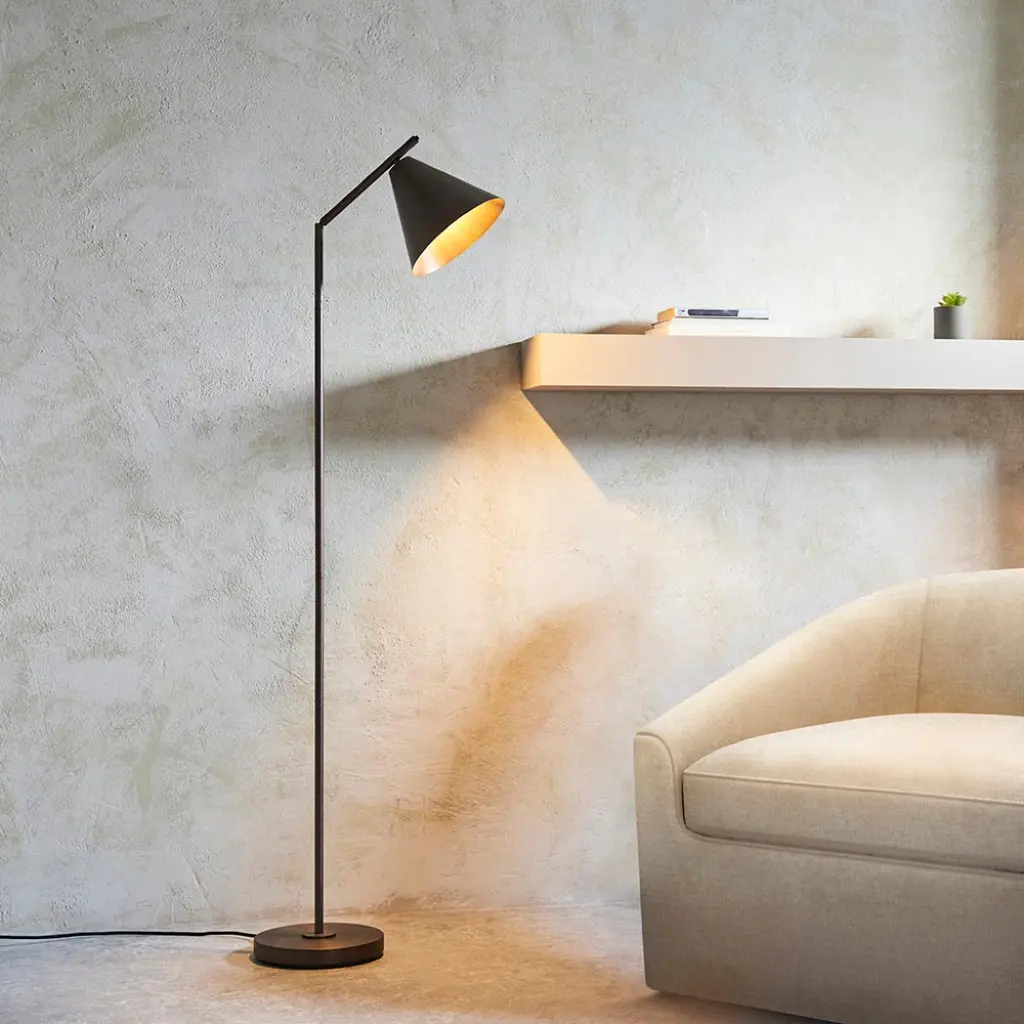 Cape Antique Bronze Floor Lamp