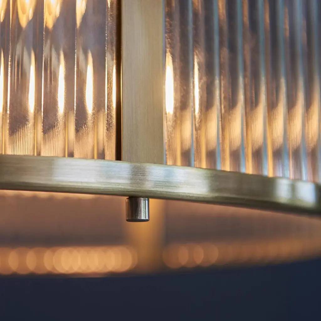 Ridgeton 3 Light Antique Brass Pendant