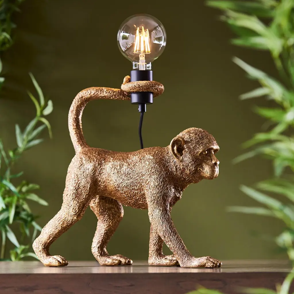 Capuchin Table in Vintage Gold