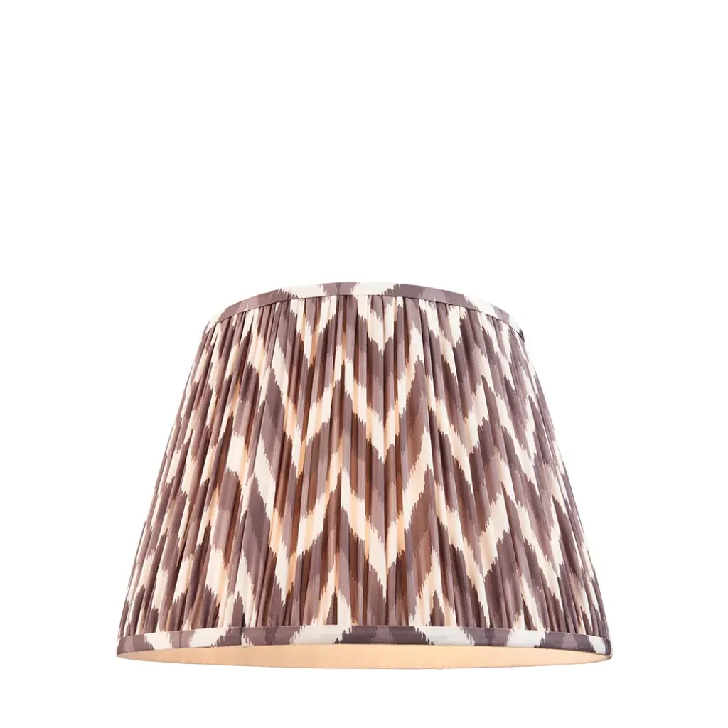 Zigzag 400mm Pearl Grey Tapered Shade