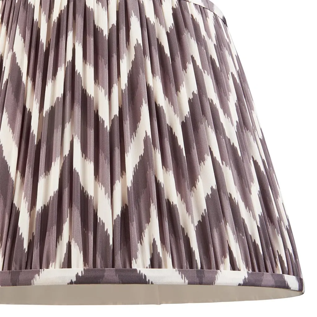Zigzag 400mm Pearl Grey Tapered Shade