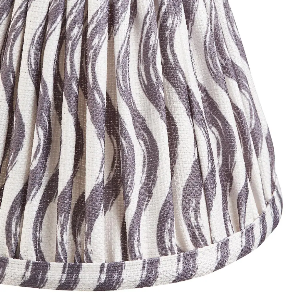 Ripple 160mm Pearl Grey Tapered Shade