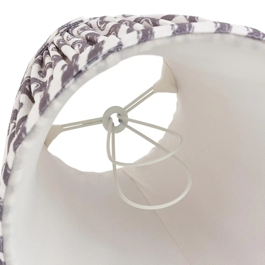 Ripple 160mm Pearl Grey Tapered Shade