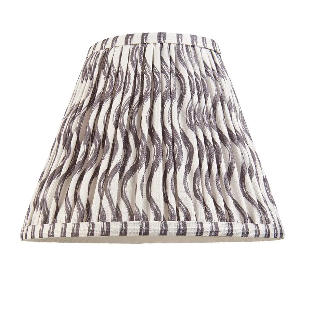 Ripple 250mm Pearl Grey Tapered Shade