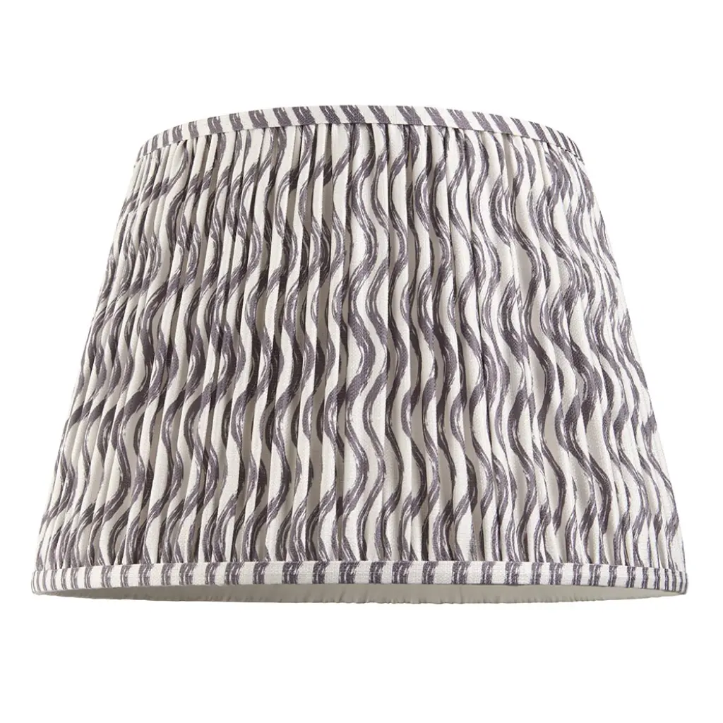 Ripple 400mm Pearl Grey Tapered Shade