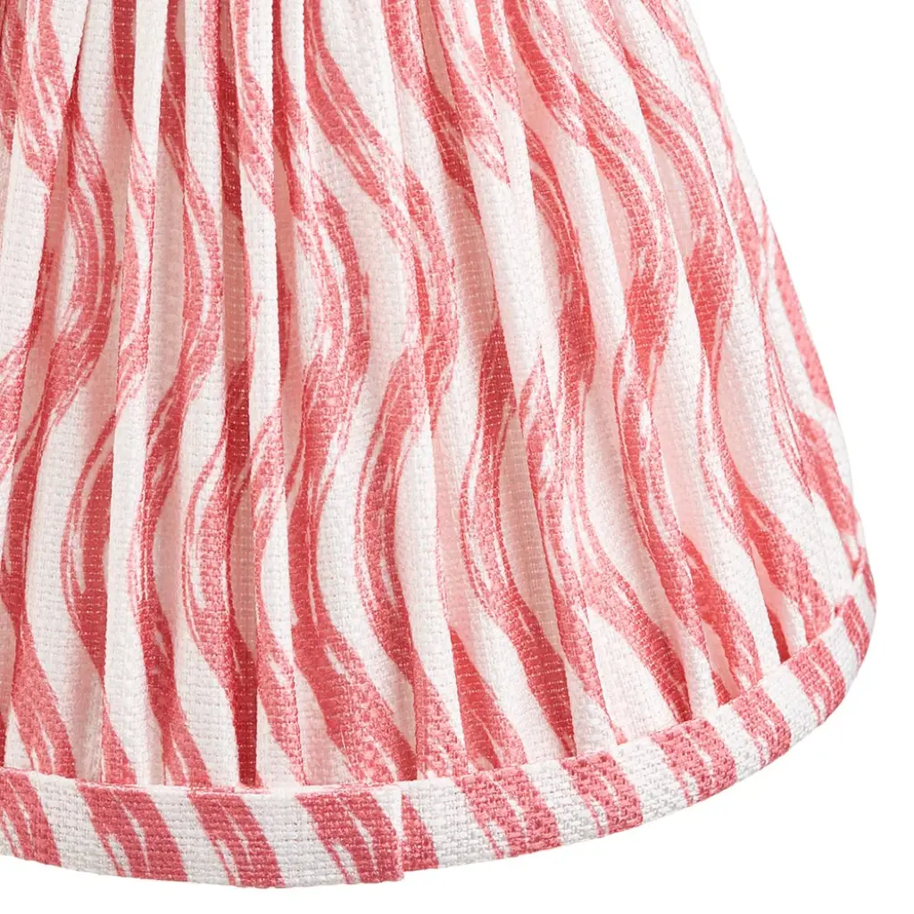 Ripple 160mm Coral Pink Tapered Shade