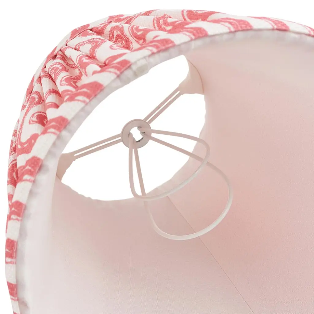 Ripple 160mm Coral Pink Tapered Shade