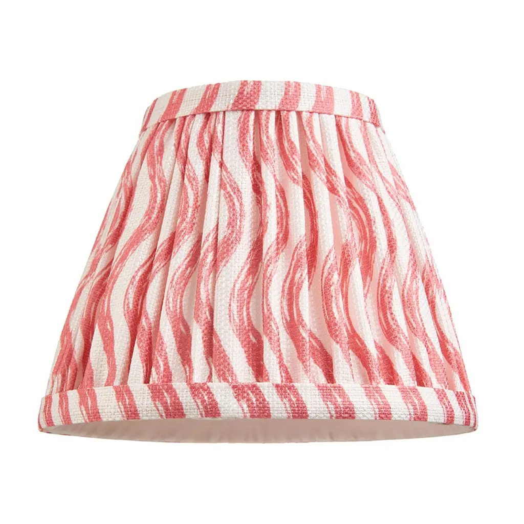 Ripple 160mm Coral Pink Tapered Shade