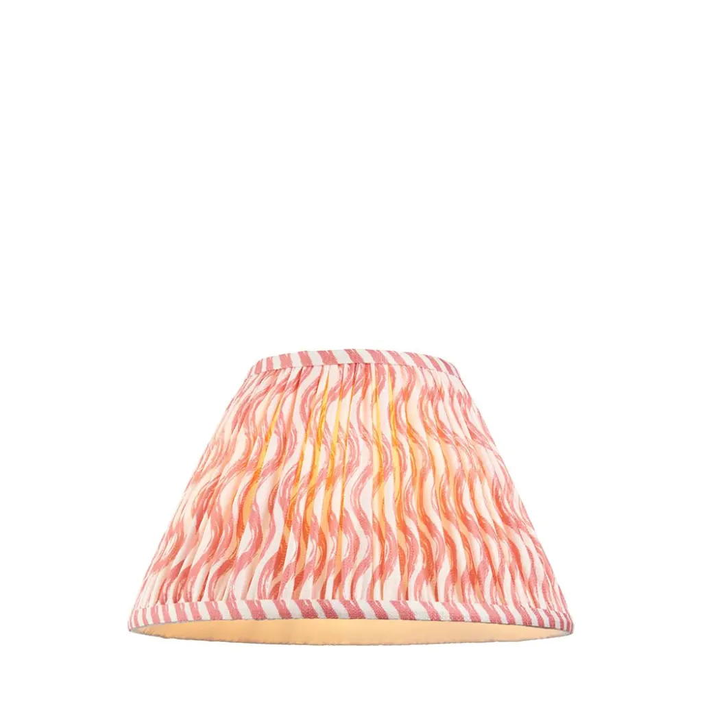 Ripple 300mm Coral Pink Tapered Shade