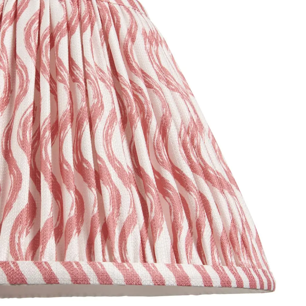 Ripple 300mm Coral Pink Tapered Shade