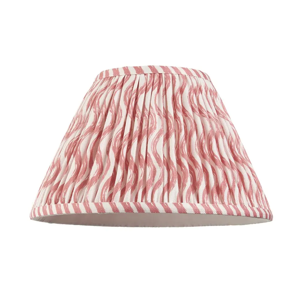 Ripple 300mm Coral Pink Tapered Shade