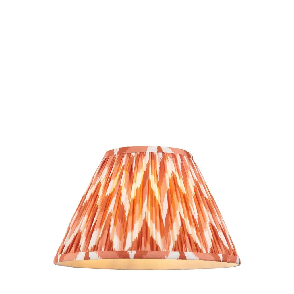 Zigzag 300mm Apricot Tapered Shade