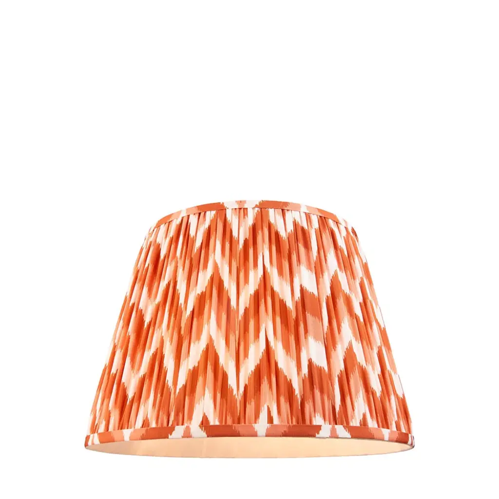 Zigzag 400mm Apricot Tapered Shade