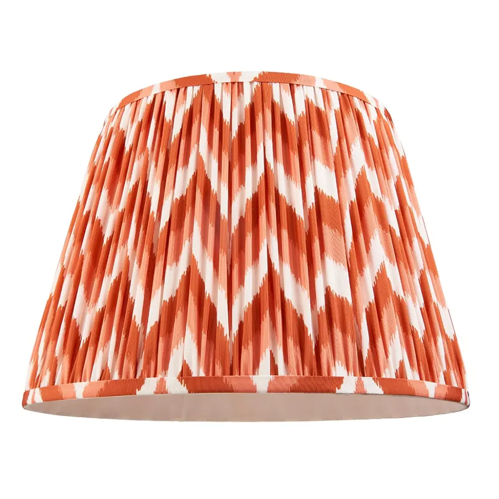 Zigzag 400mm Apricot Tapered Shade
