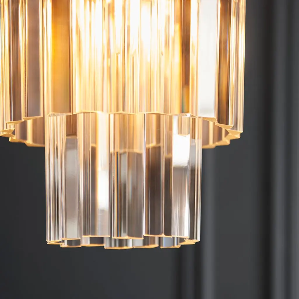 Conaston Single Pendant in Brass