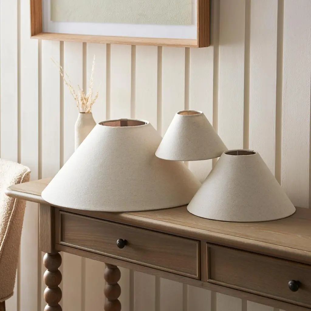 Avalon Natural Linen 310mm Shade