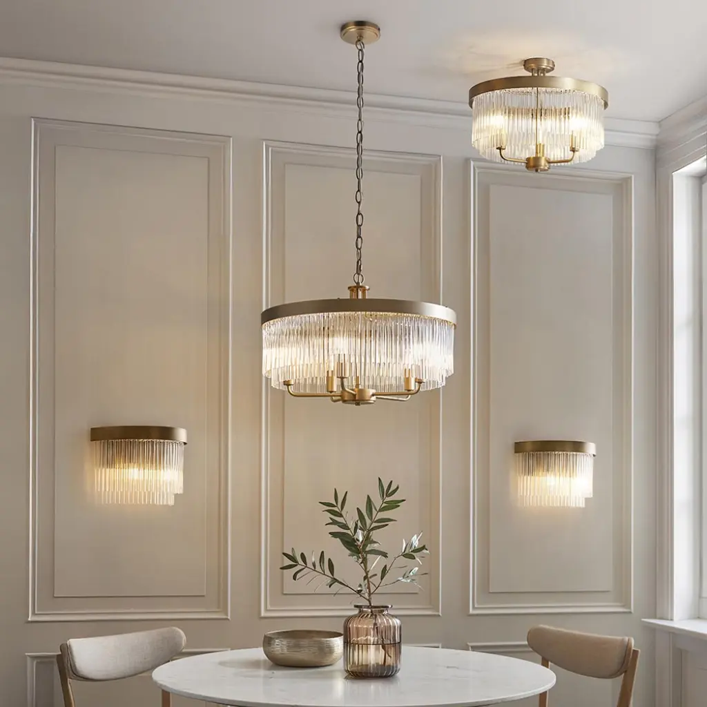 Clermont Antique Brass Ceiling Pendant