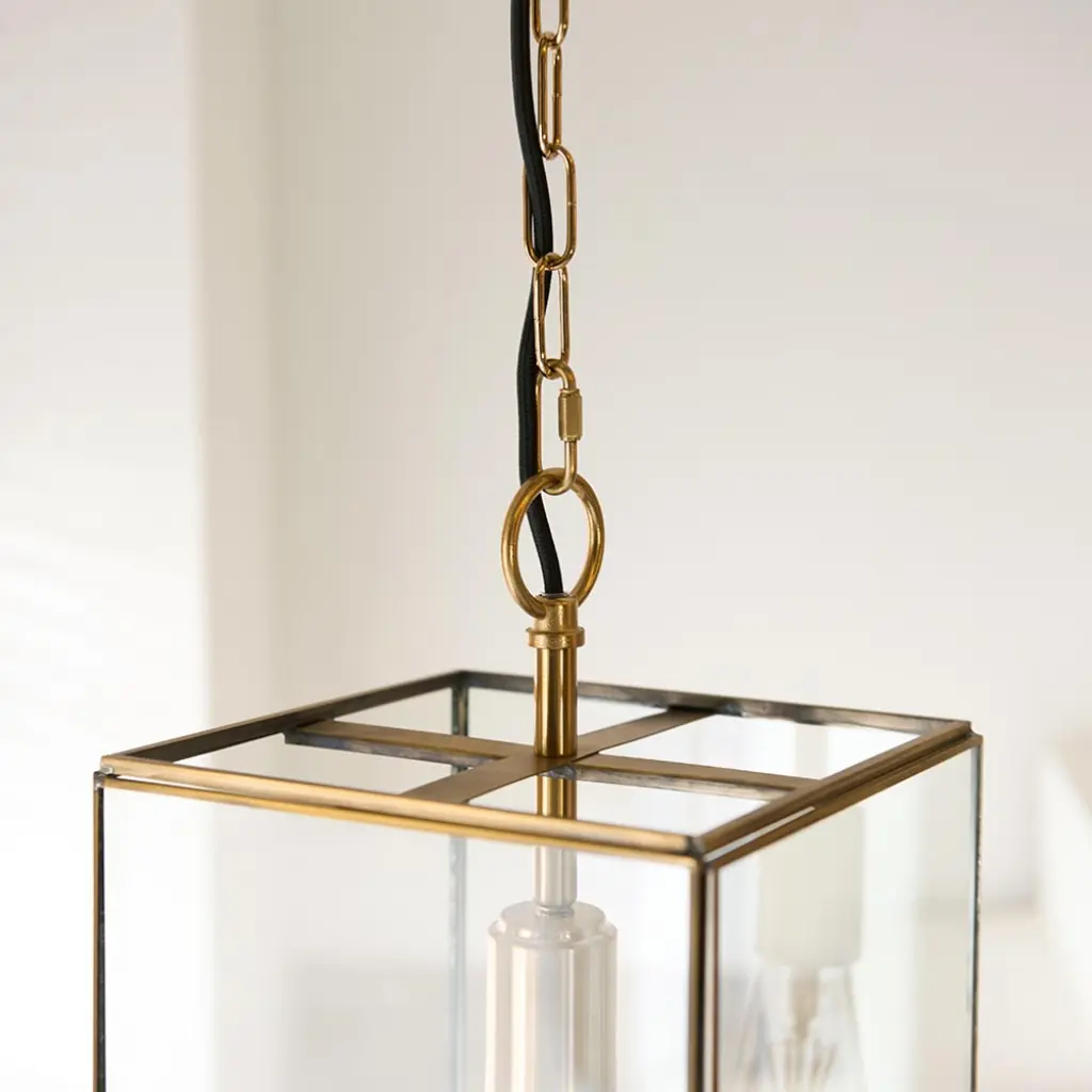 Hammond Large Single Glass Pendant