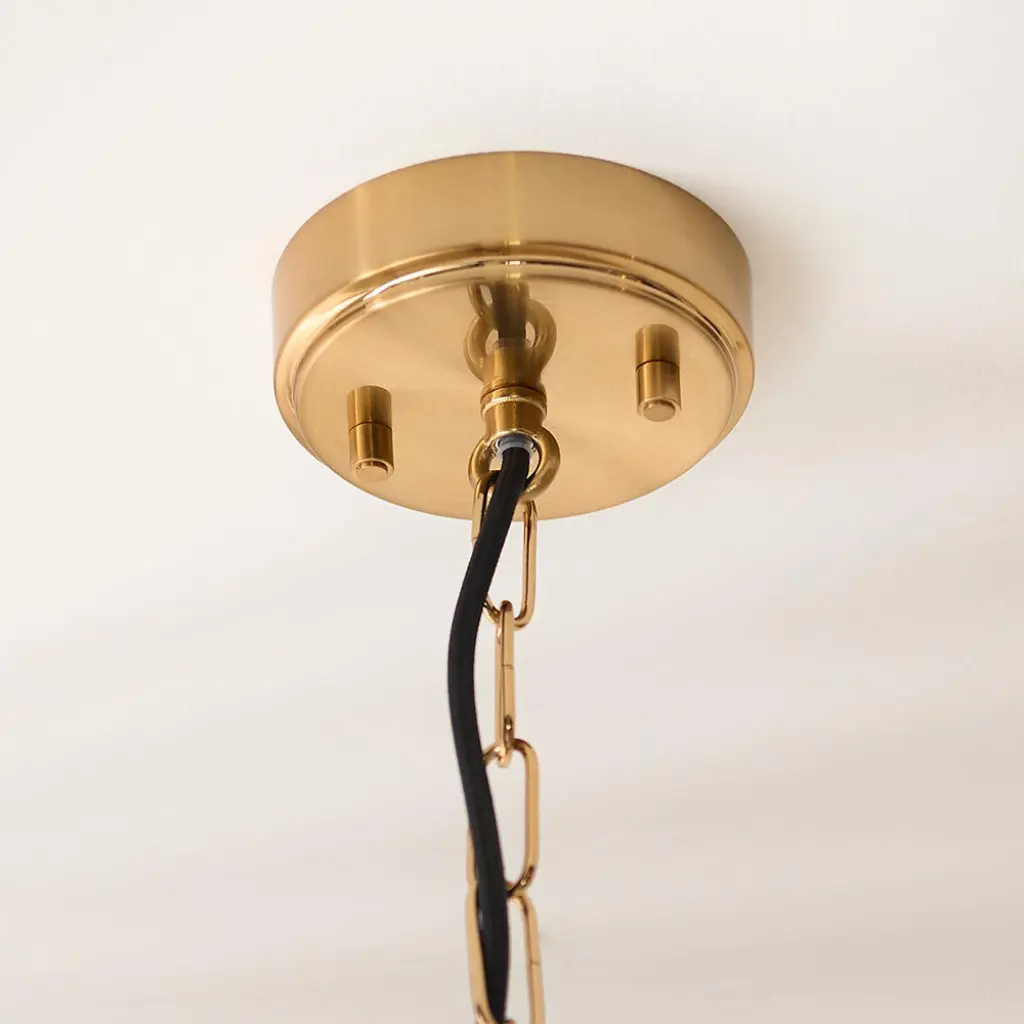 Hammond Large Single Glass Pendant