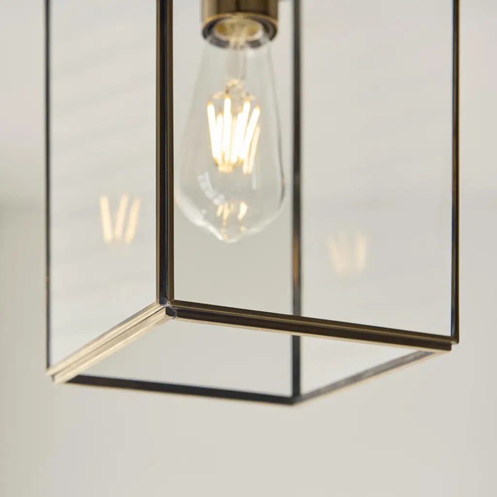 Hammond Small Single Glass Pendant