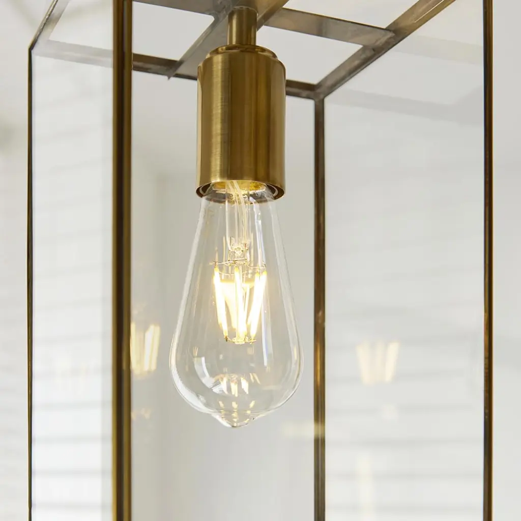 Hammond Small Single Glass Pendant