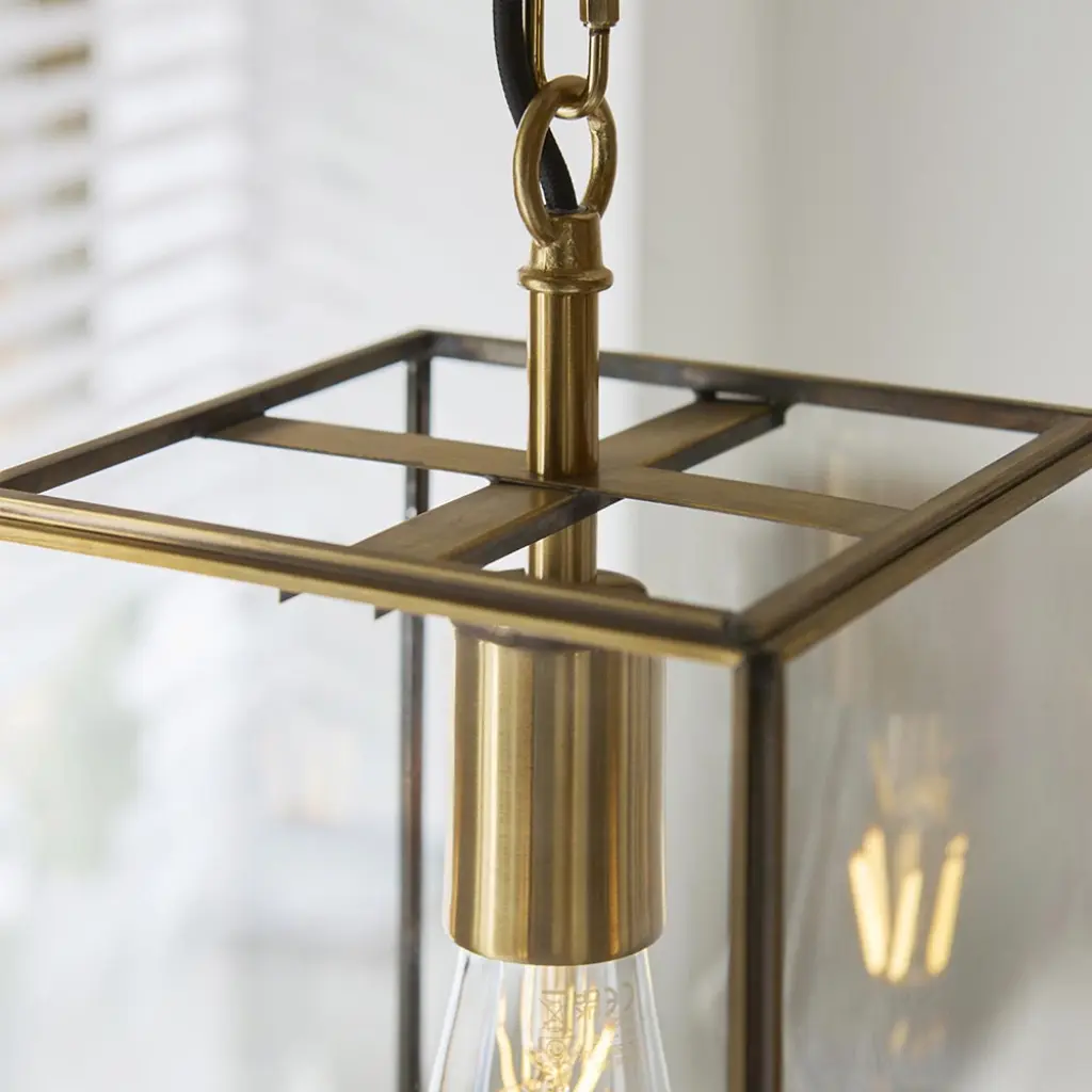 Hammond Small Single Glass Pendant