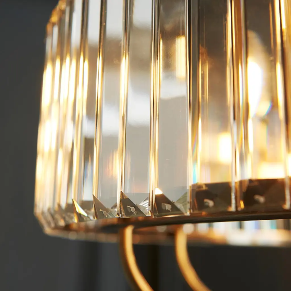 Visconti Antique Brass 8 Light Pendant