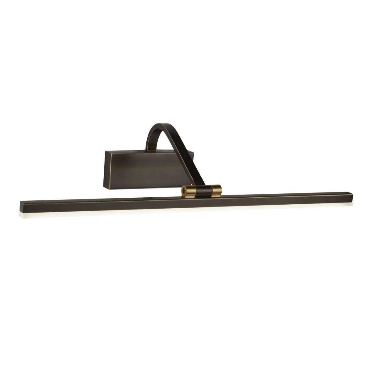 12W Led Picture Light 51 cm Black Brushed Gold