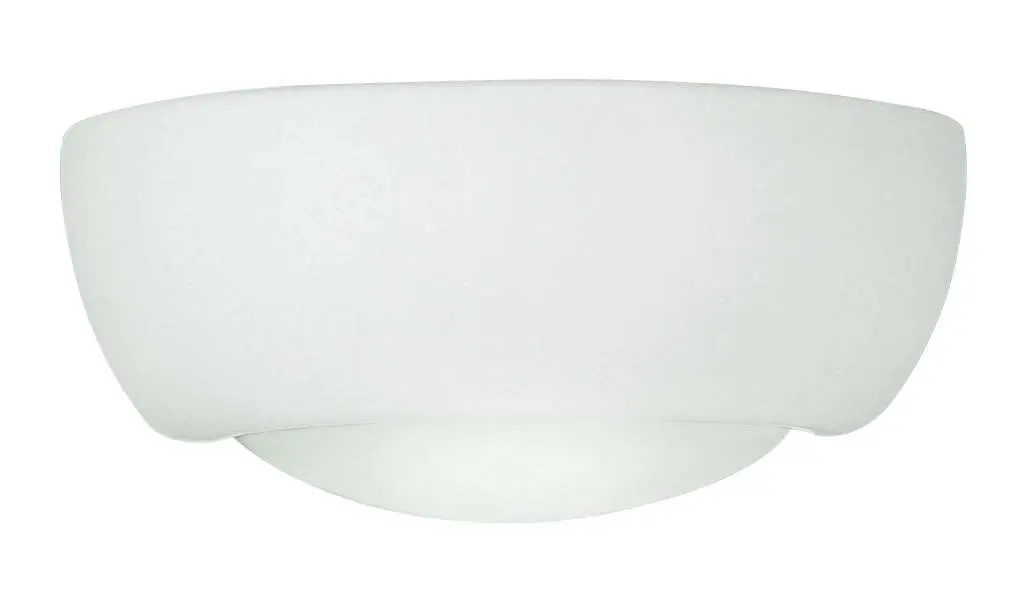 Eton 1 Light White Unglazed Ceramic Wall Light