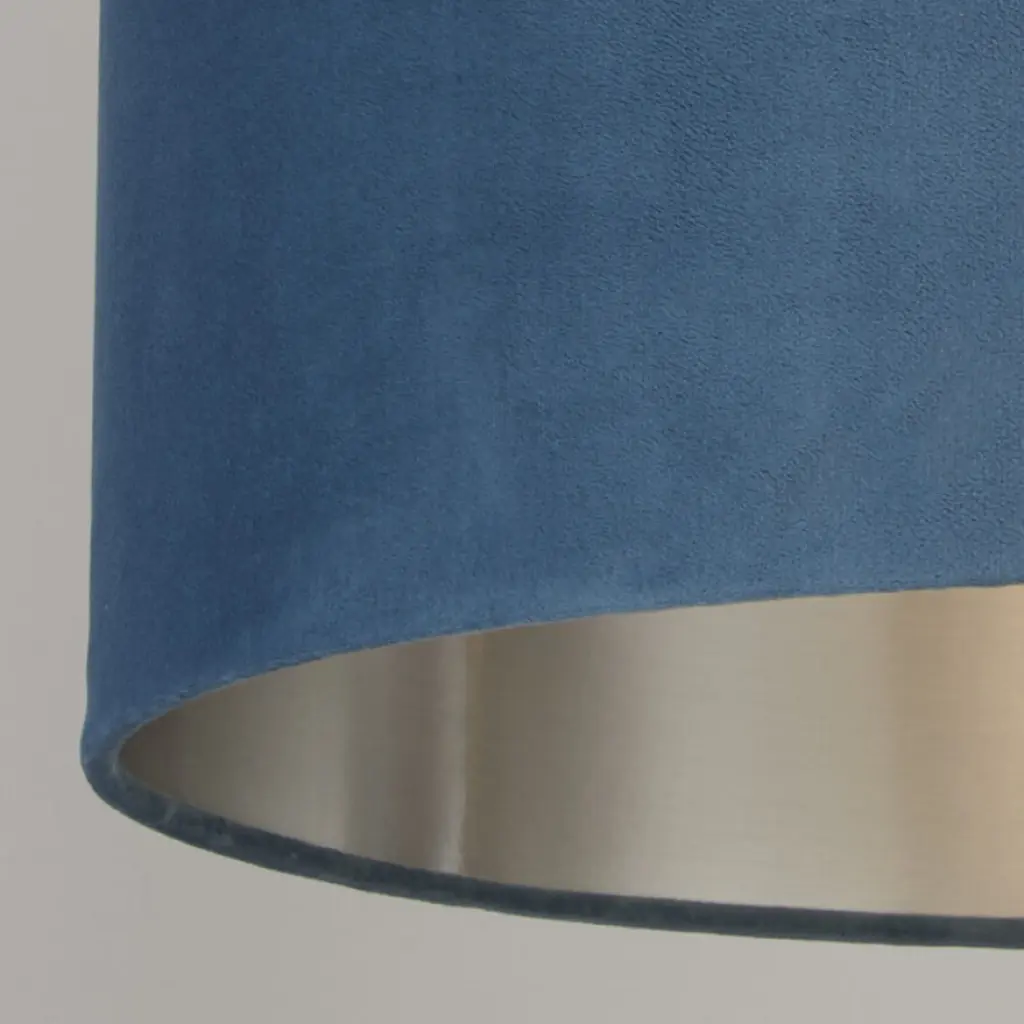 Teal Velvet with Silver Linner 28cm