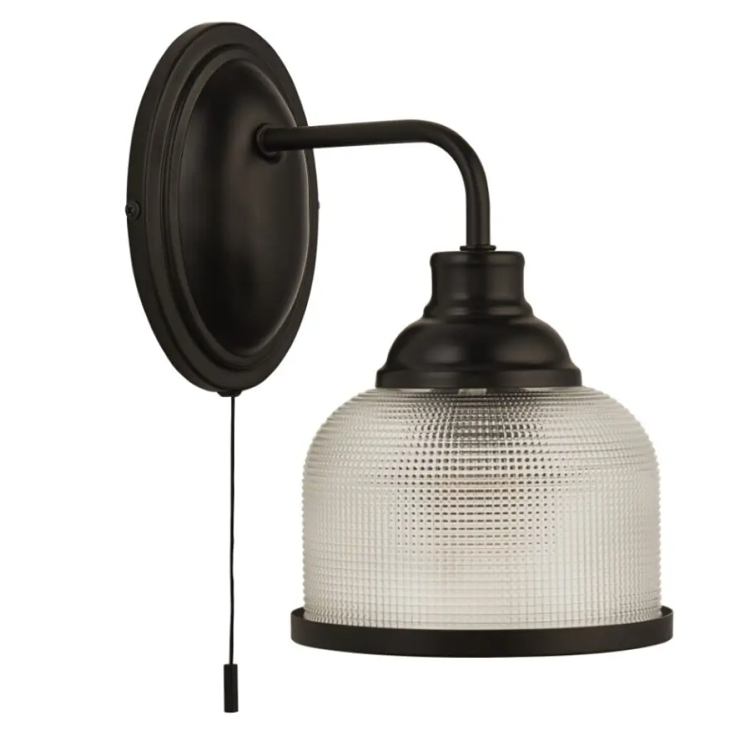 Highworth Matt Black Wall Light