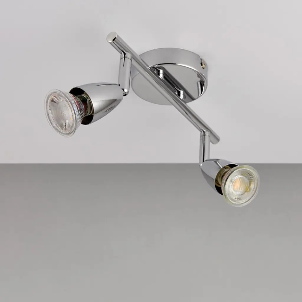 Amalfi 2 Light Spotlight Bar in Chrome