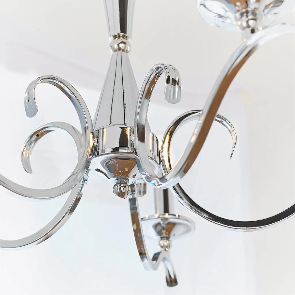Kora 5-Light Polished Chrome Fitting