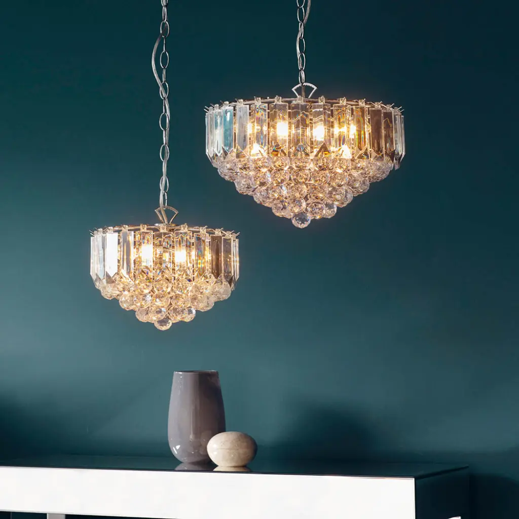 Fargo 6 Light Chrome Pendant