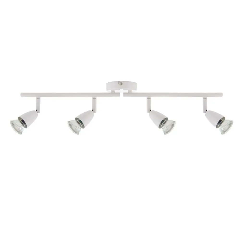Amalfi 4 Light Spotlight Bar in Gloss White