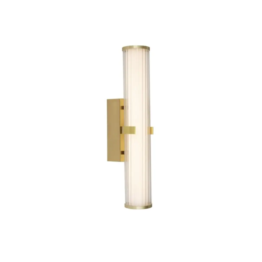 Clamp Small Gold Bathroom Wall Light H430mm