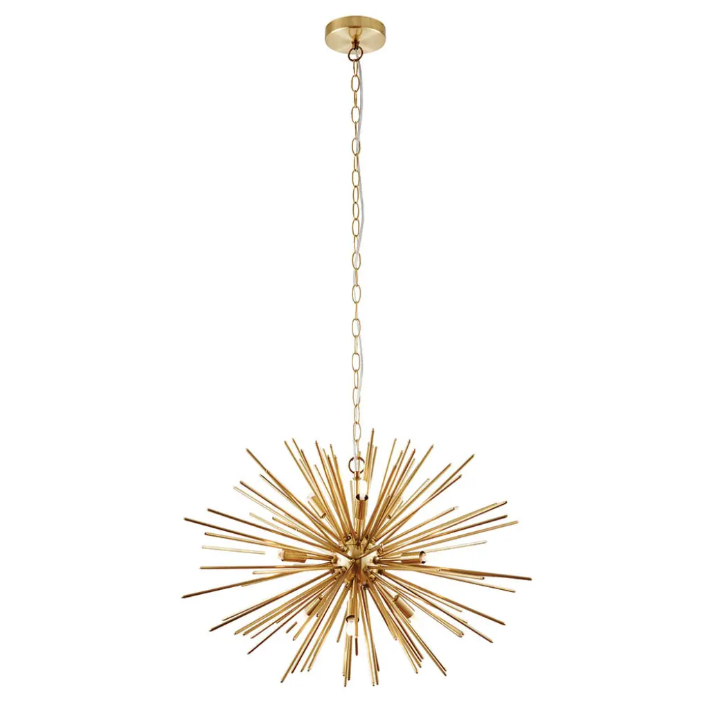 Orta 9 Light Pendant in Gold