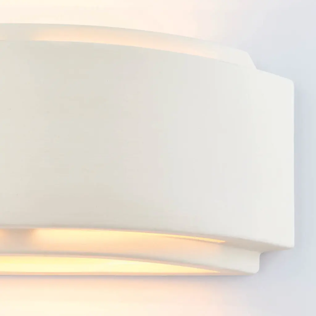Gianna White Ceramic Wall Light