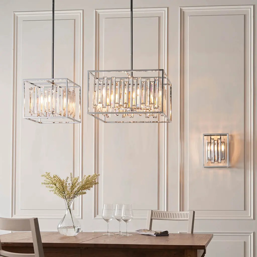 Acadia 4 Light Crystal Pendant