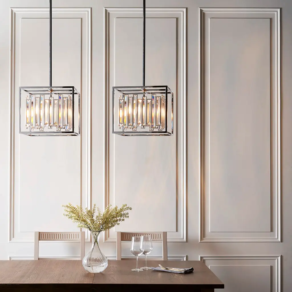 Acadia 4 Light Crystal Pendant