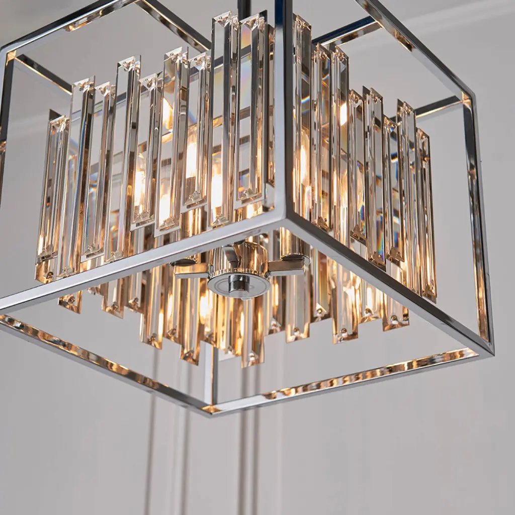 Acadia 4 Light Crystal Pendant