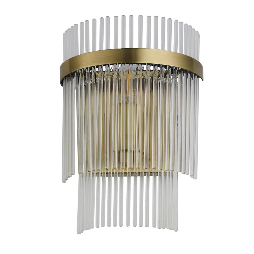 Marietta Antique Brass Wall Light