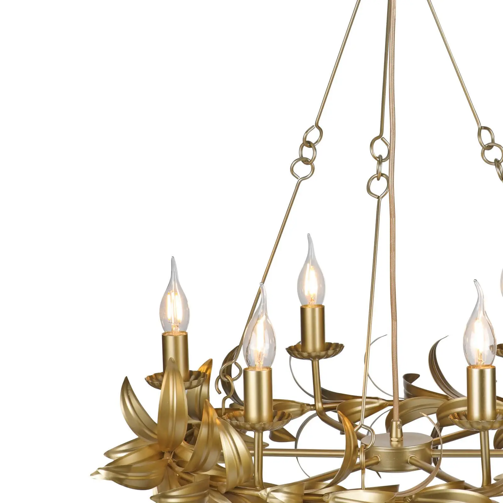 Nadria 6 Light Satin Gold Pendant