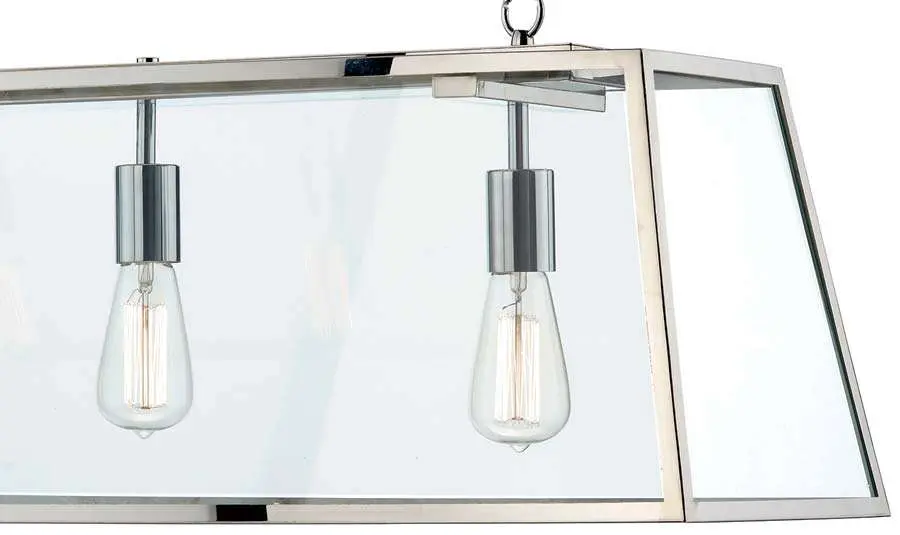 Academy 3-Light Stainless Steel Pendant
