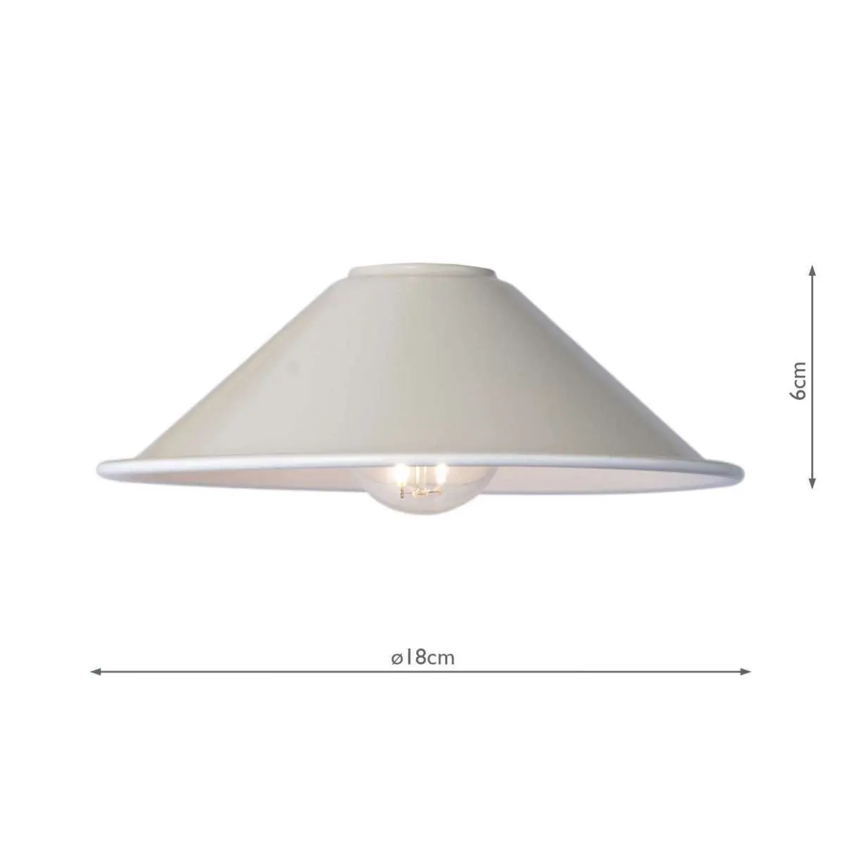 Accessory Metal Matt Cashmere/Taupe Shade Only